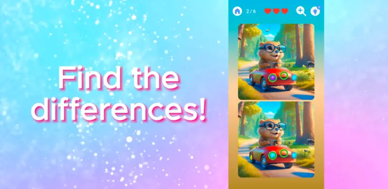 Differences: Find and Seek! Background